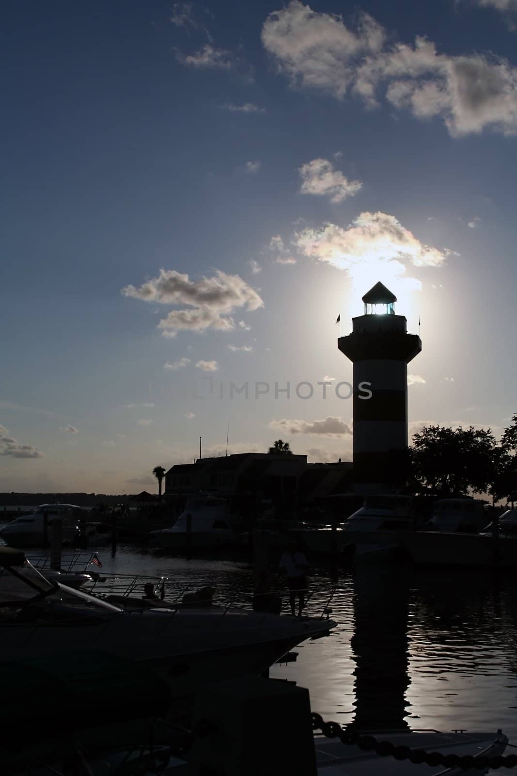 Hilton Head silhouetted by mahnken