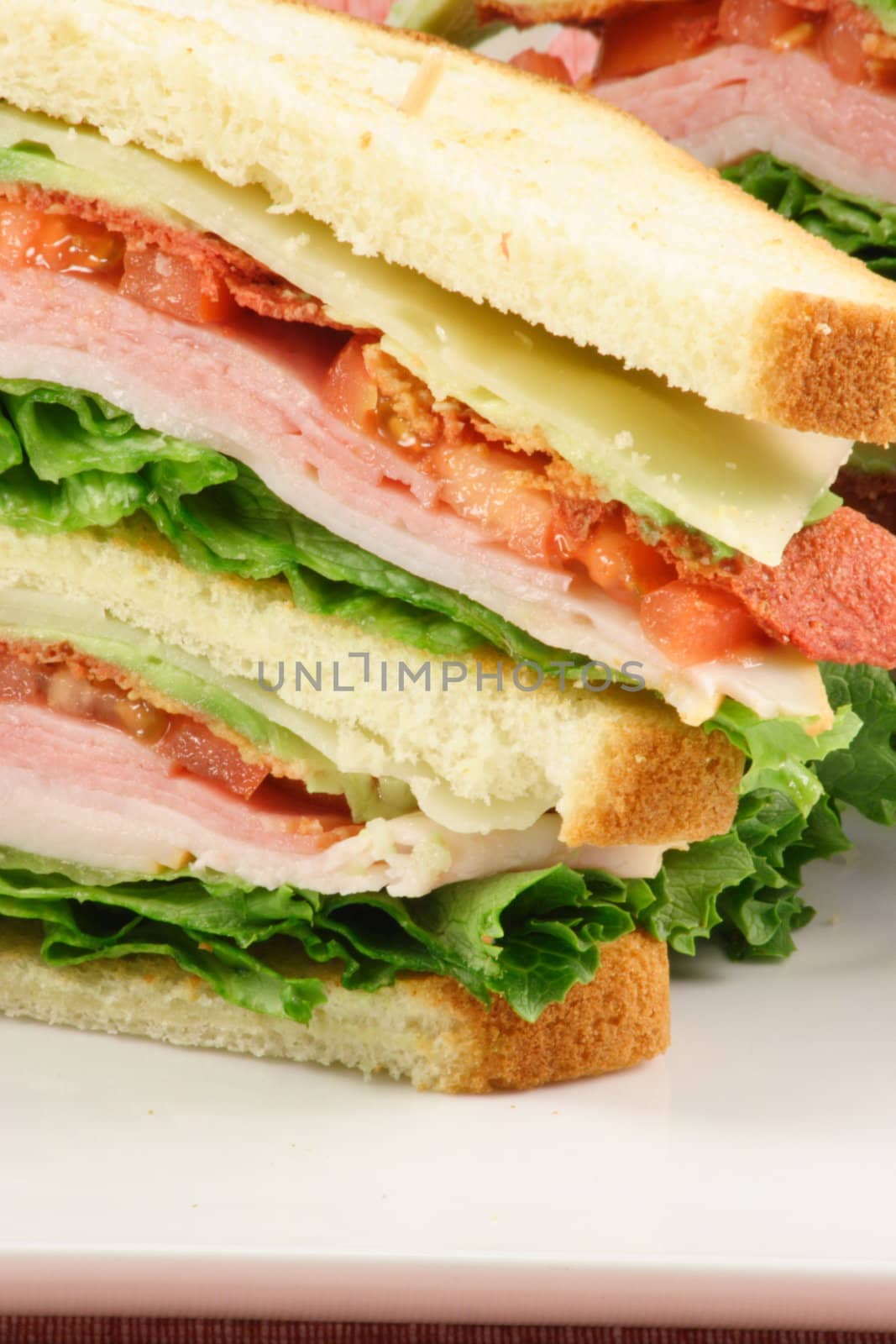halved club sandwich by tacar