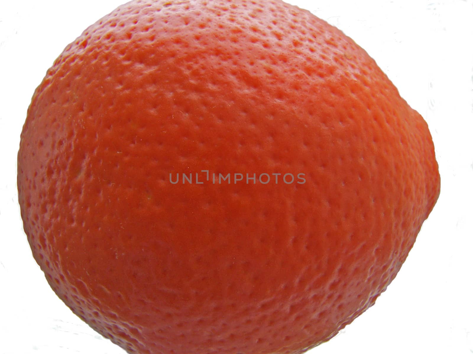 Fresh tangerine. Isolated. Background. Colorful. Close up.