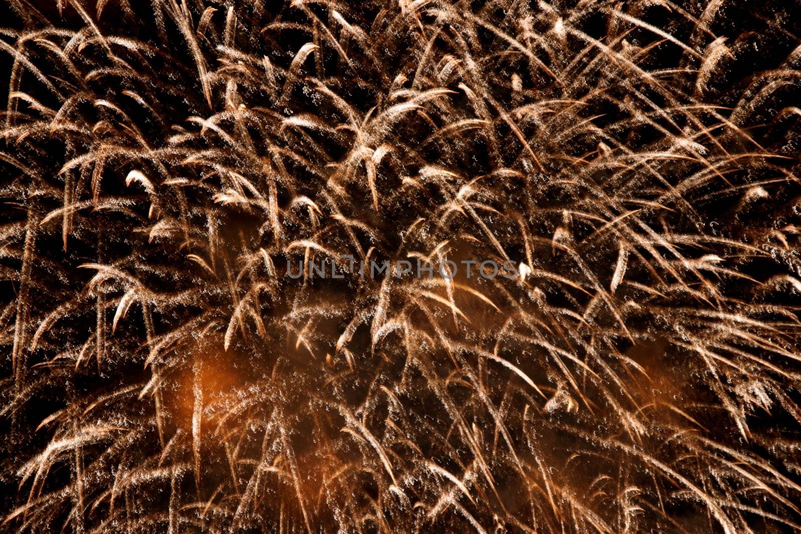 Abstract fireworks background by anikasalsera