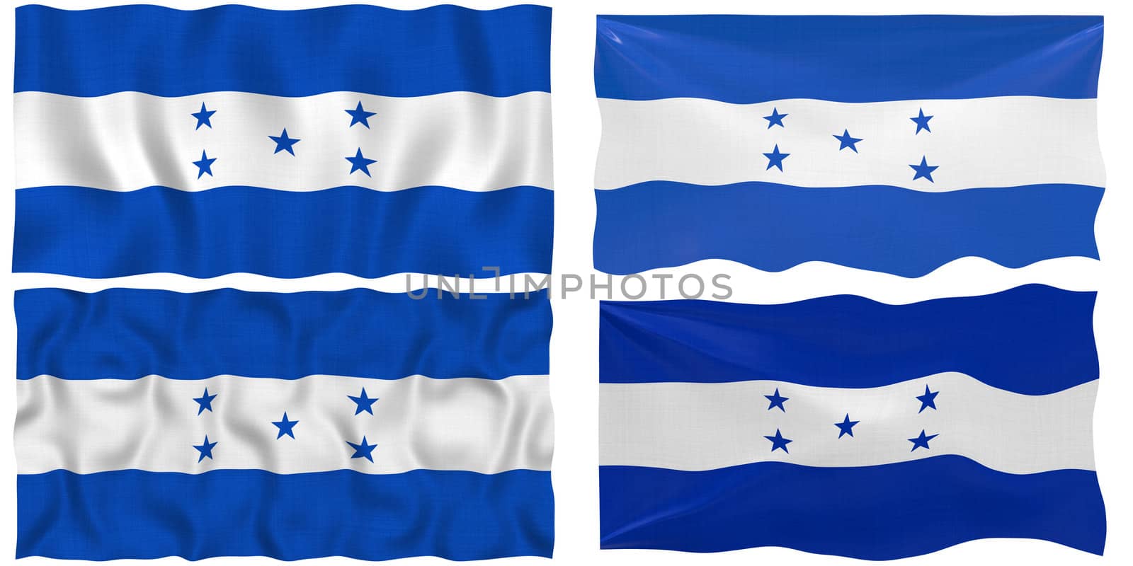 Flag of Honduras by clearviewstock