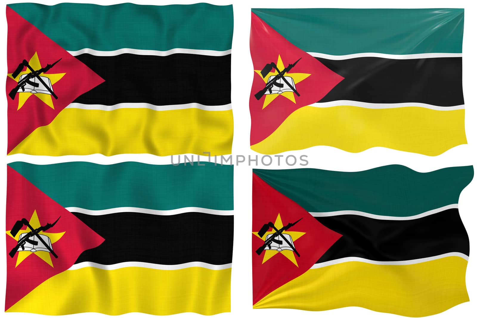 Great Image of the Flag of Mozambique