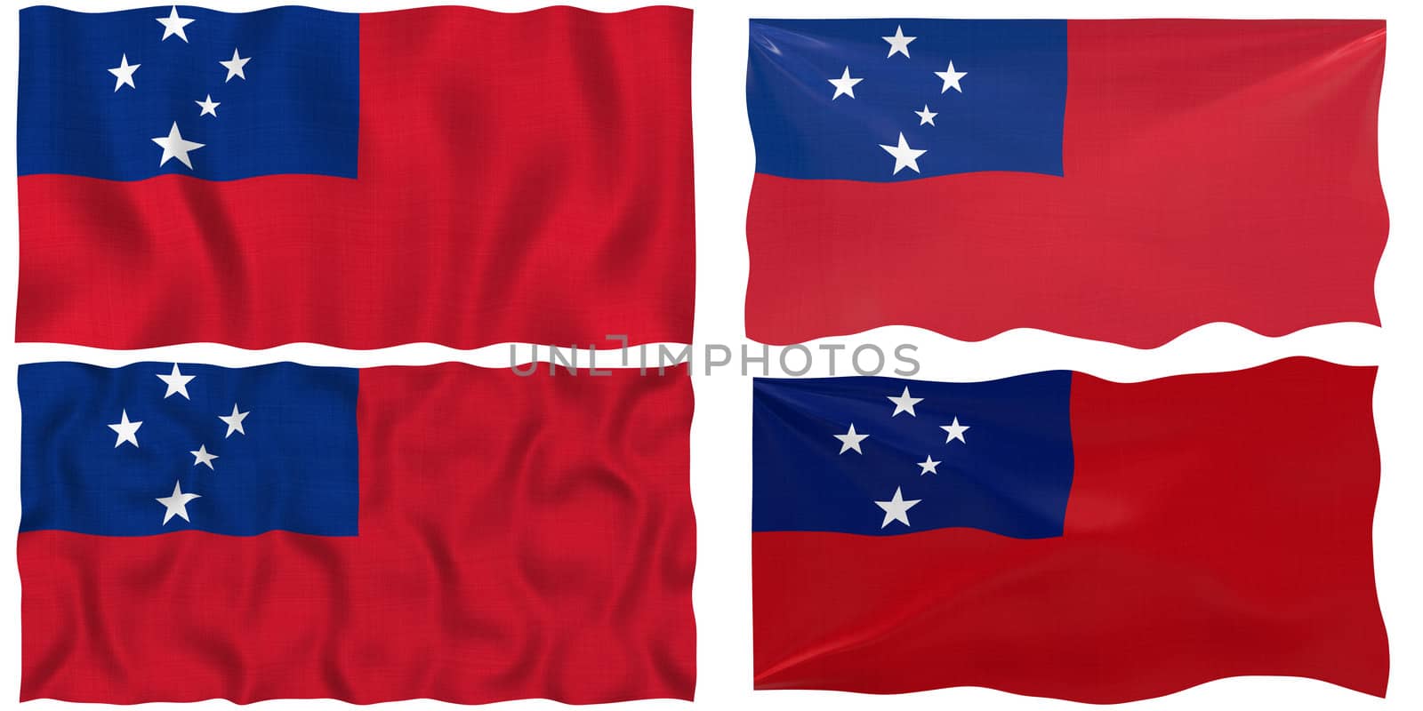 Flag of Samoa by clearviewstock