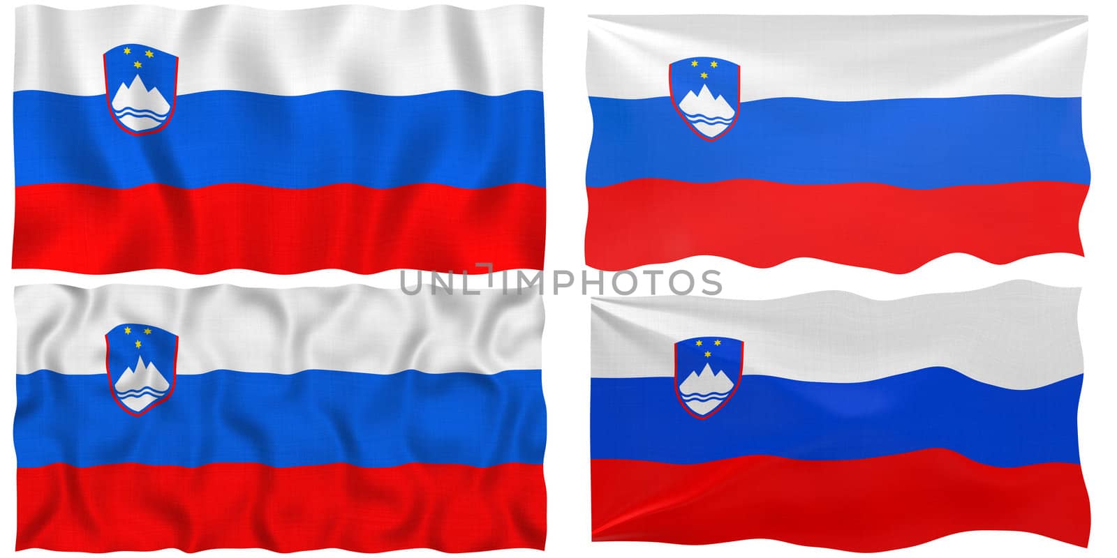 Flag of Slovenia by clearviewstock