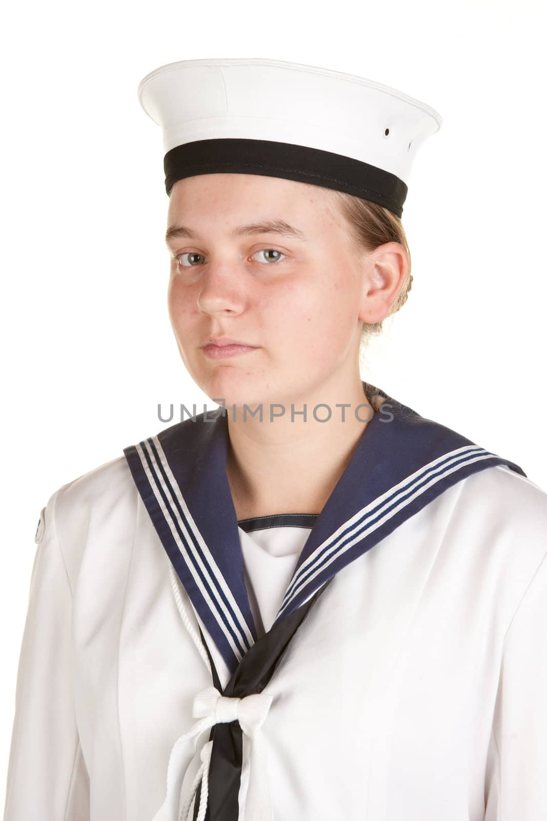 young sailor isolated white background by clearviewstock