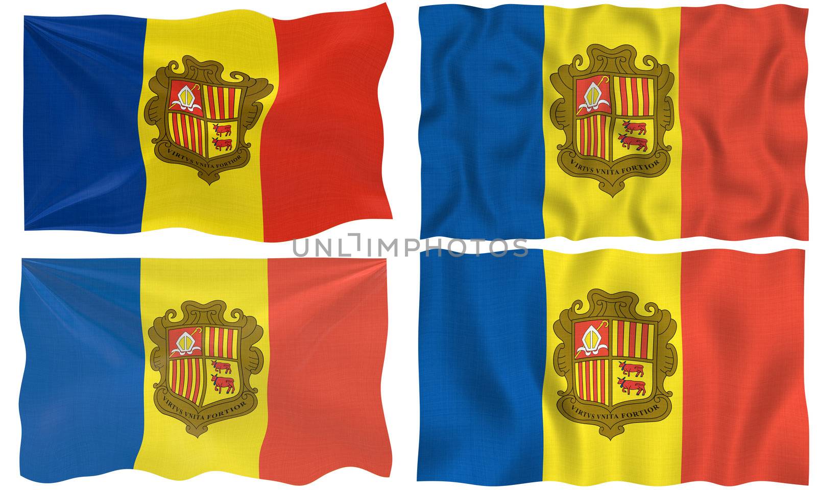 Great Image of the Flag of andorra