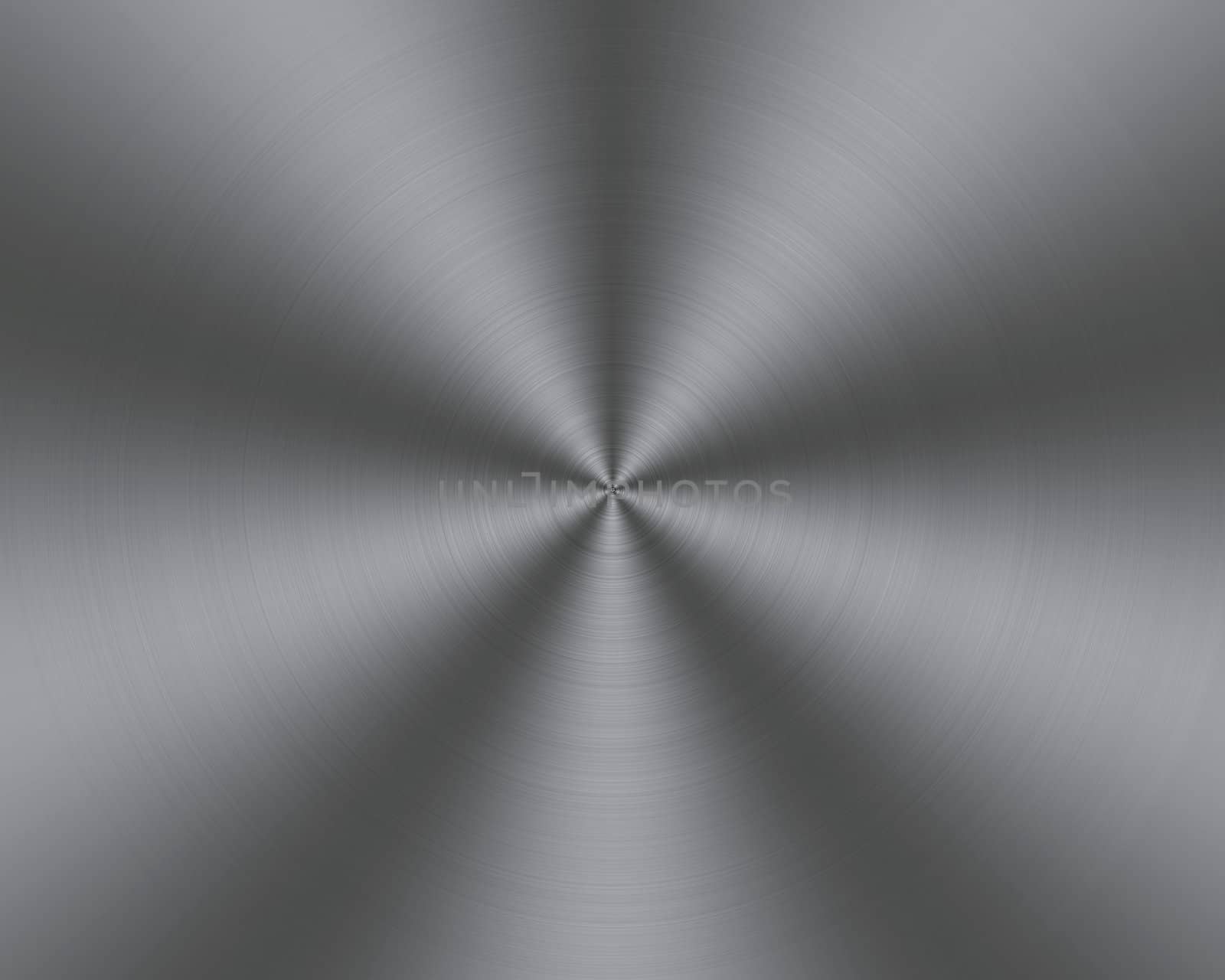 a large rendered sheet of brushed iron in a circular design