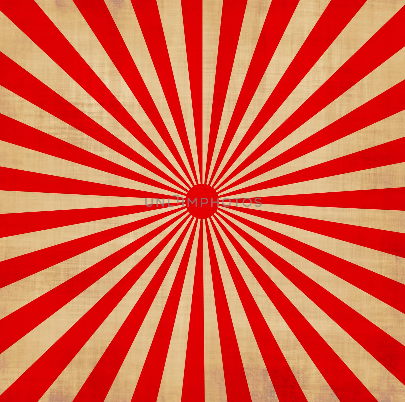 large red and white japansese rising sun