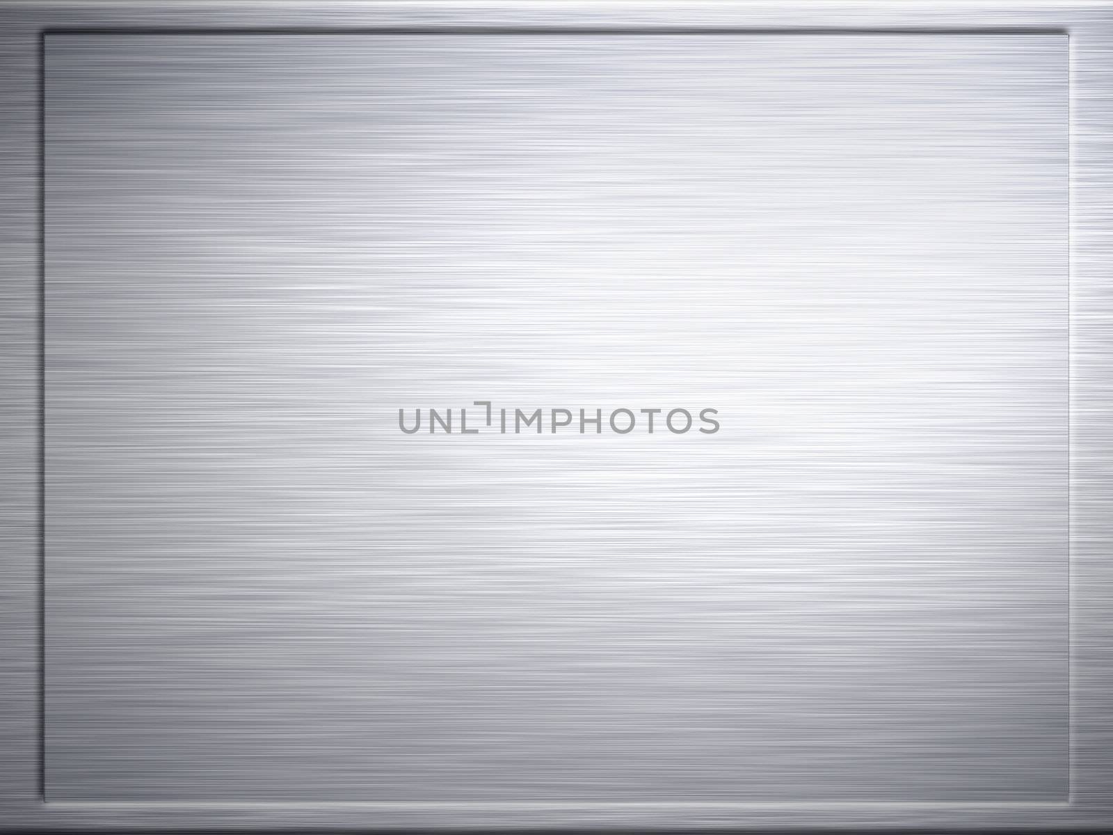 large framed sheet of brushed metal texture