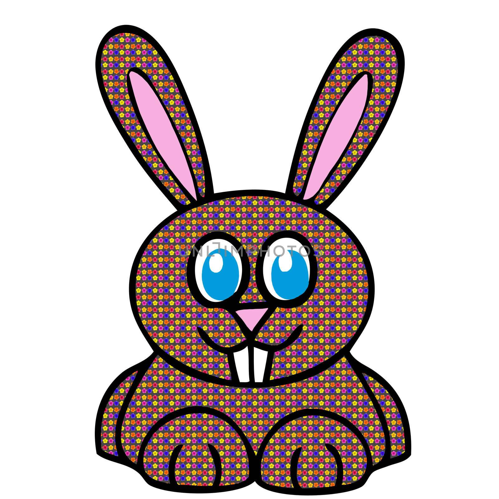 Paisley Easter Bunny by hicster