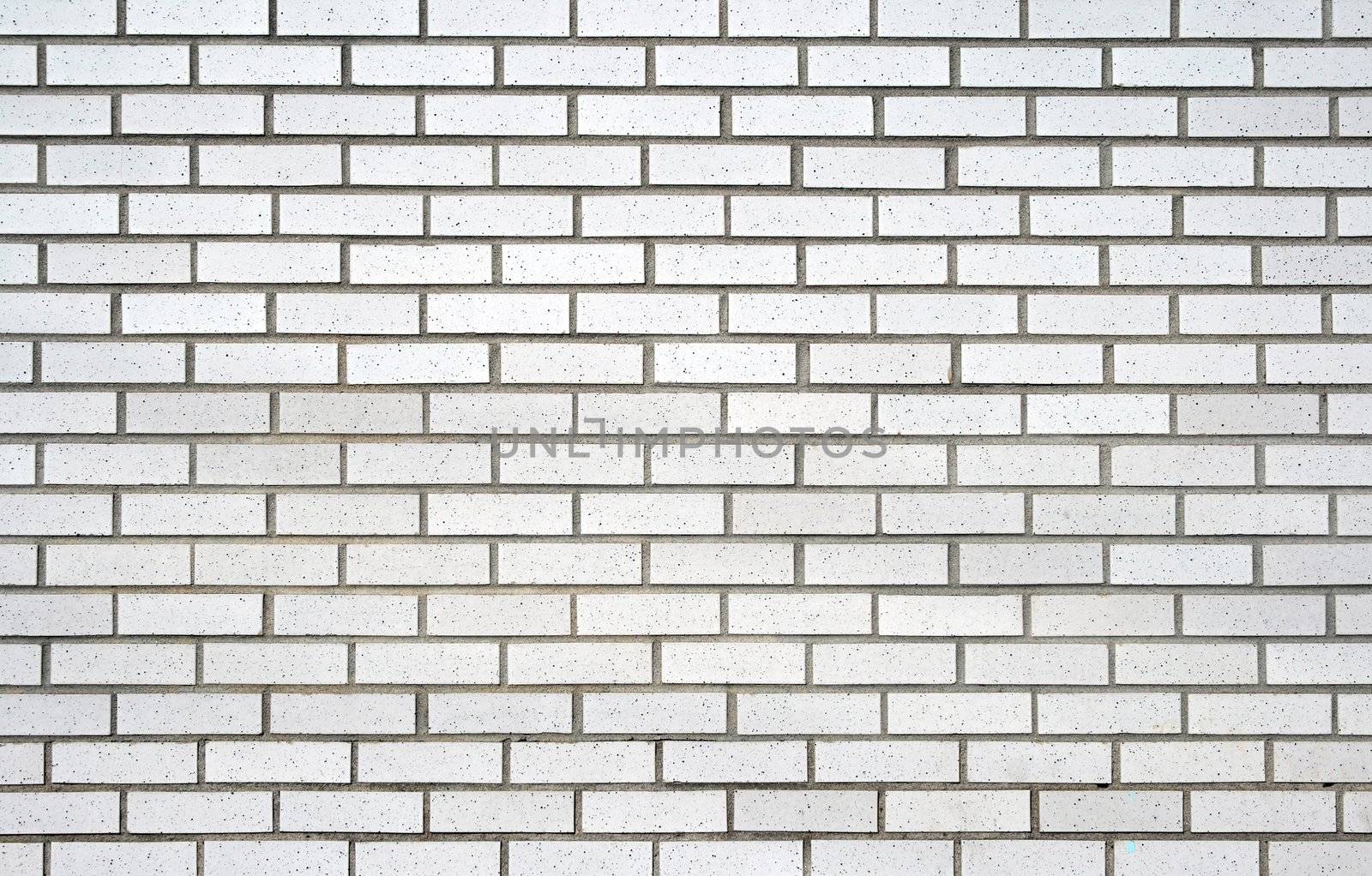 Brickwork. White brick wall.