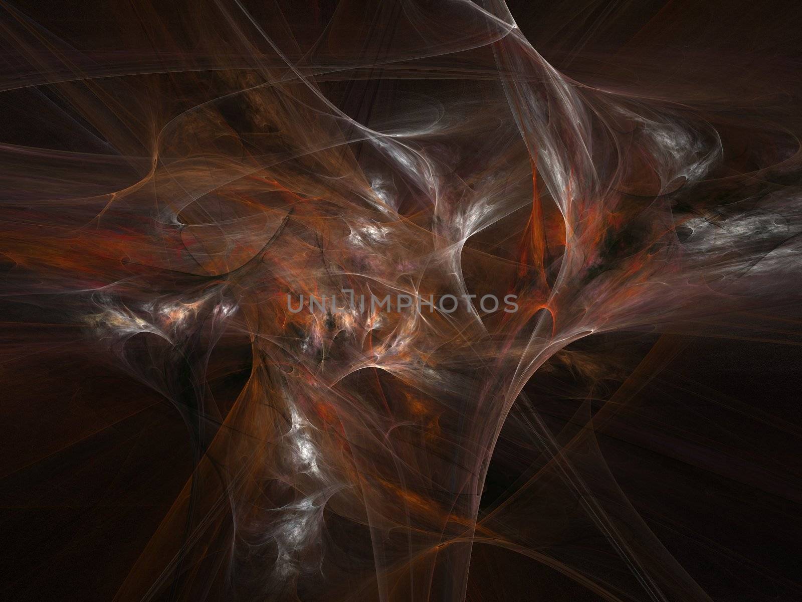 a rendering of an abstract colored fractal