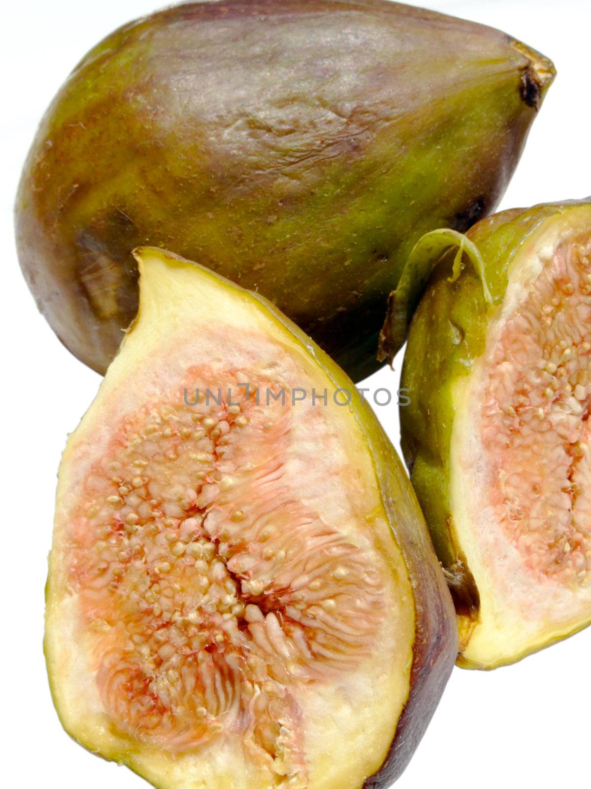 One fig and two halfs