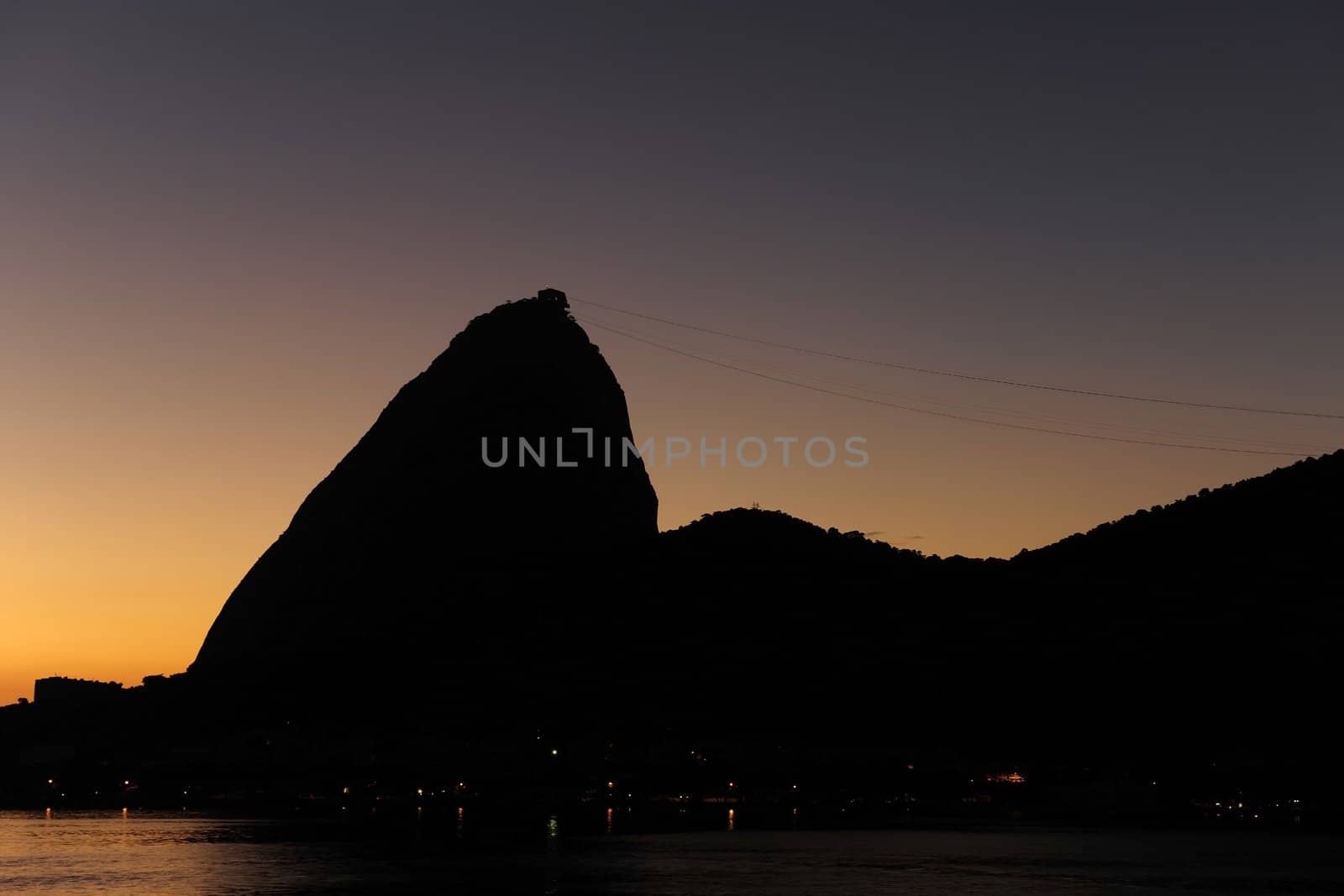 Sunrise in Rio de Janeiro, Sugarloaf Mountain and Guanabara Bay