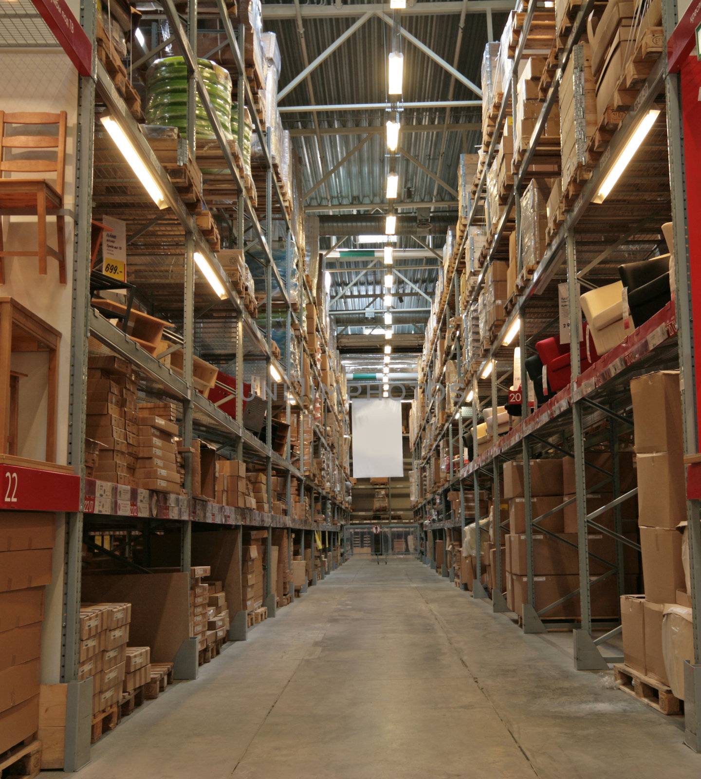 the modern store interior photo