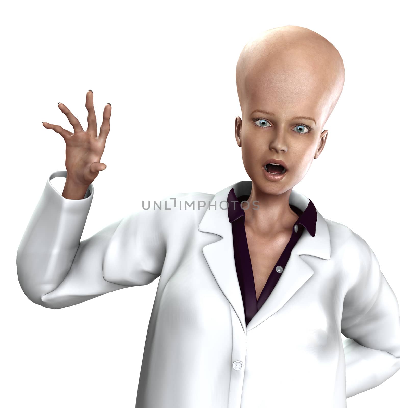Conceptual image representing very intelligent and smart people.