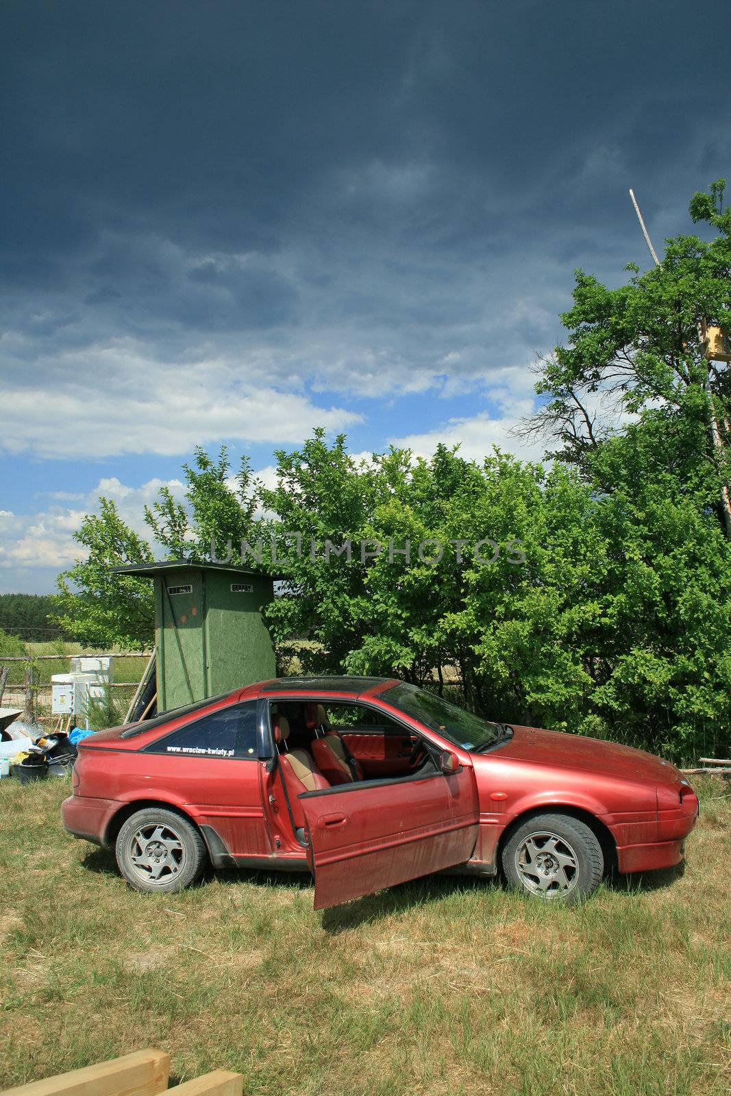 sports car, nissan 100 nx