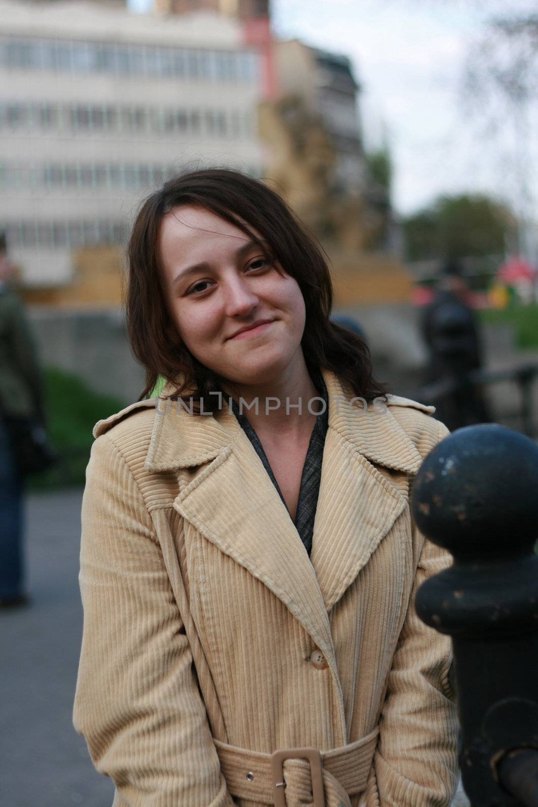 Young girl portrait, beautiful teen