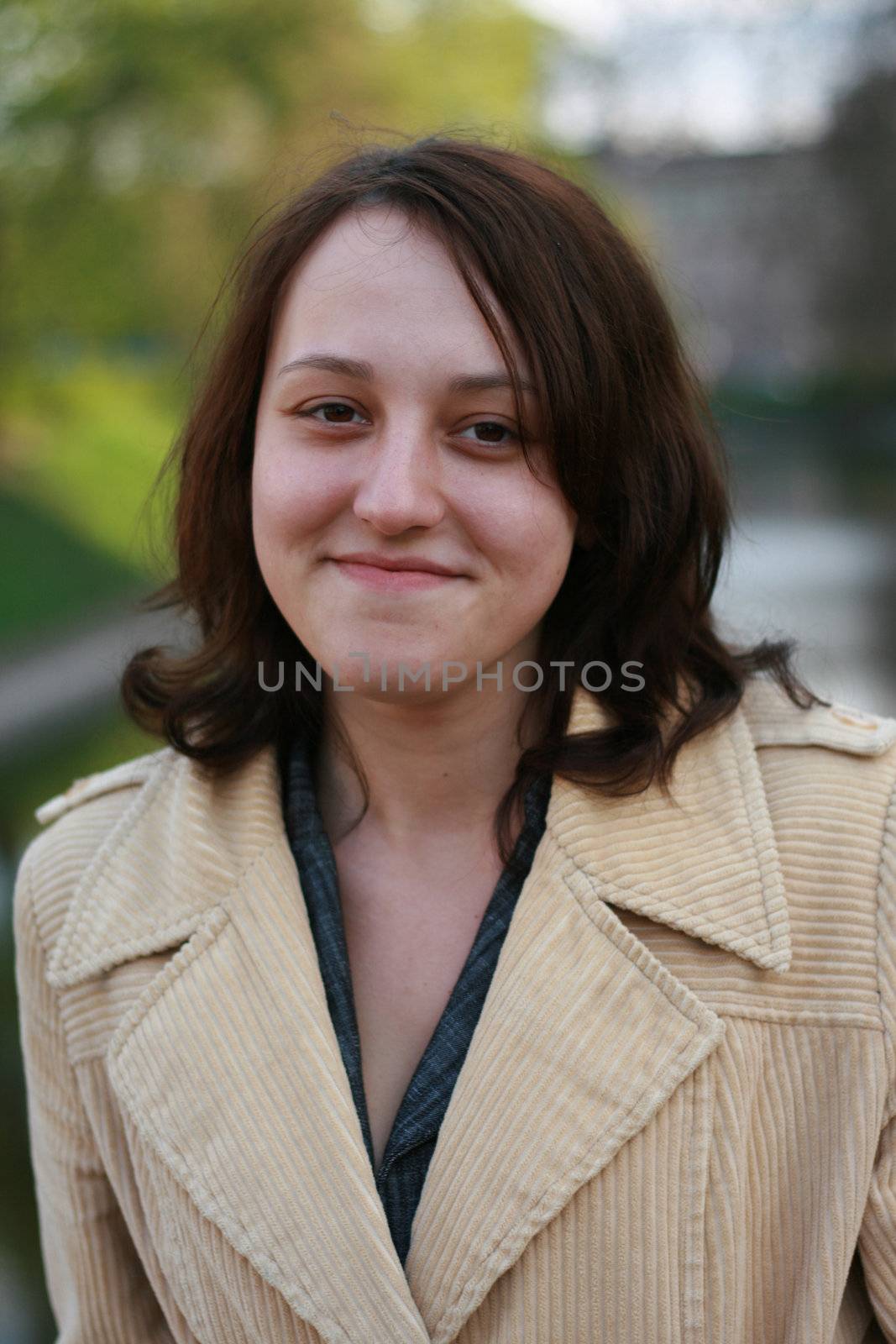 Young girl portrait, beautiful teen