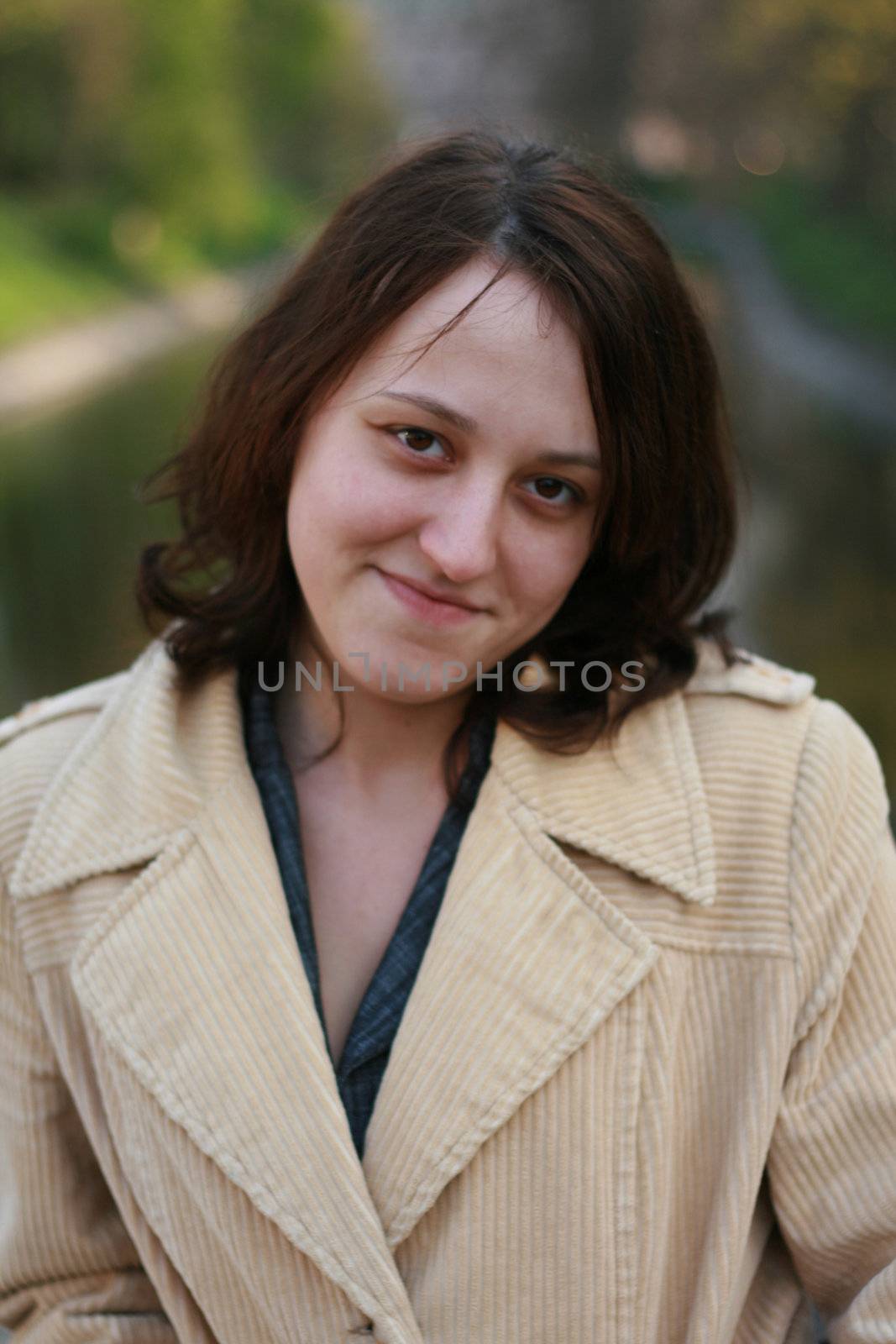 Young girl portrait, beautiful teen