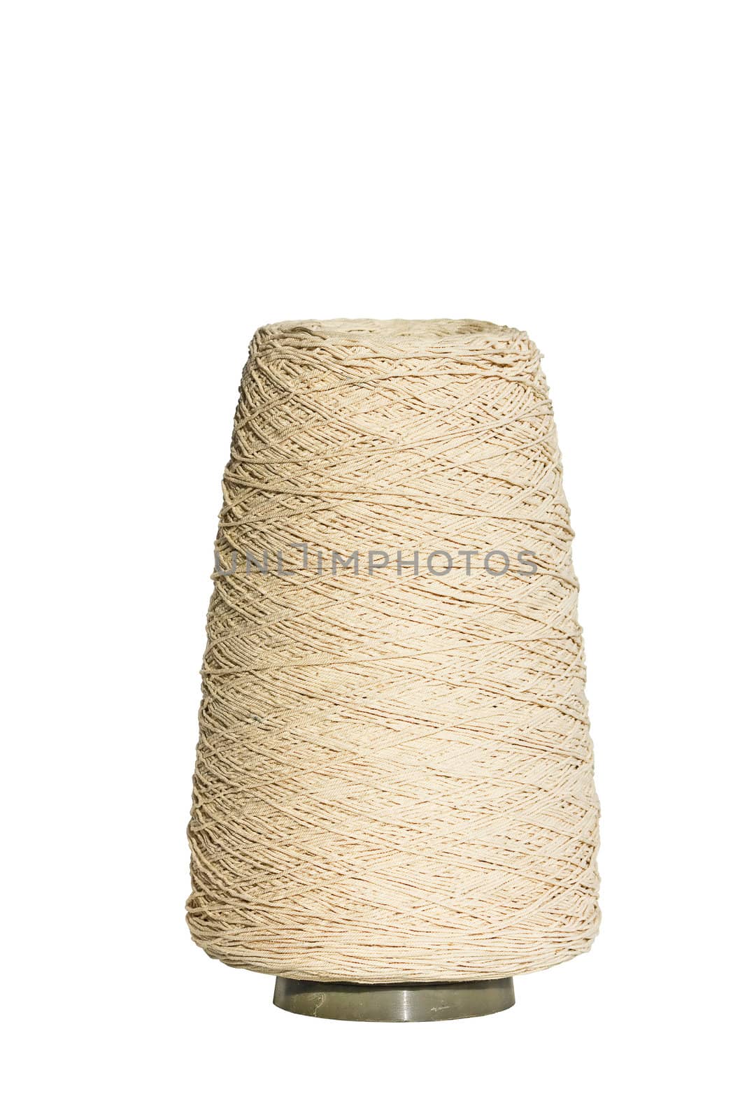 Reel of thread, isolated on a white background.