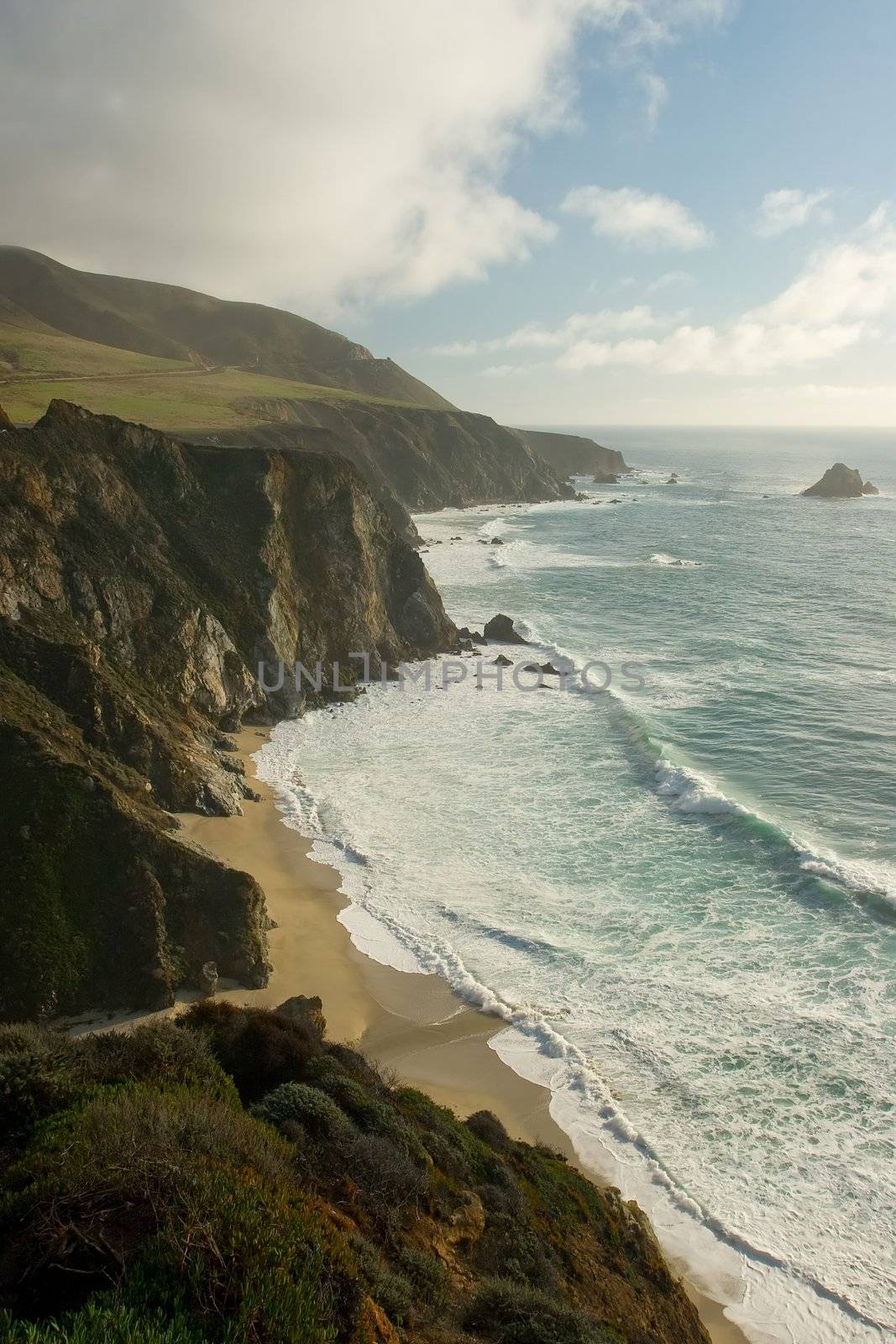 Big Sur near Bixby Bridge in California