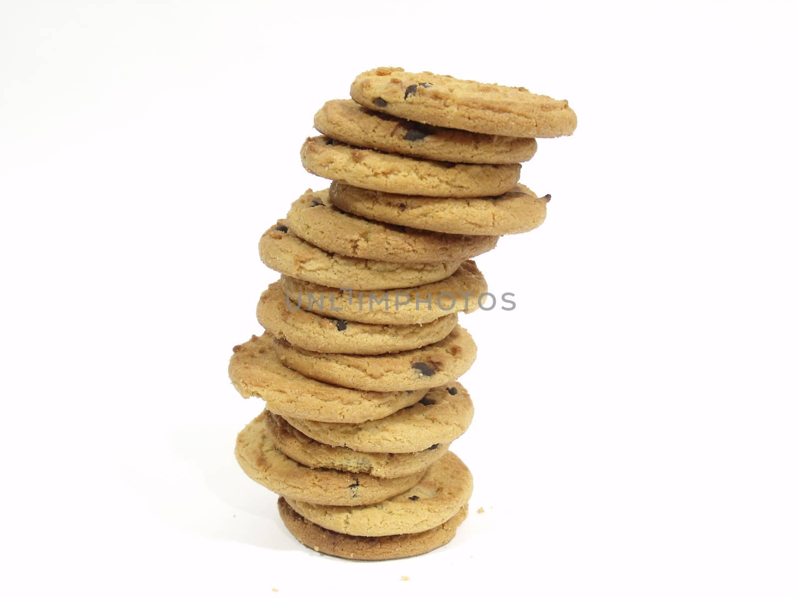 Leaning tower of chocolate chip cookies by WarburtonPhotos