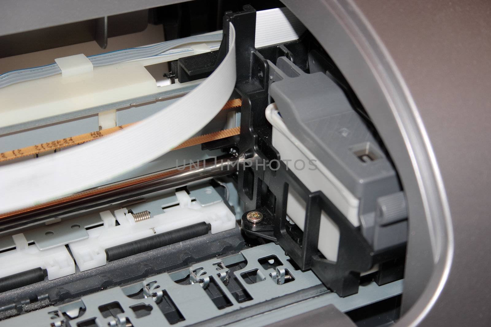 inside of a printer