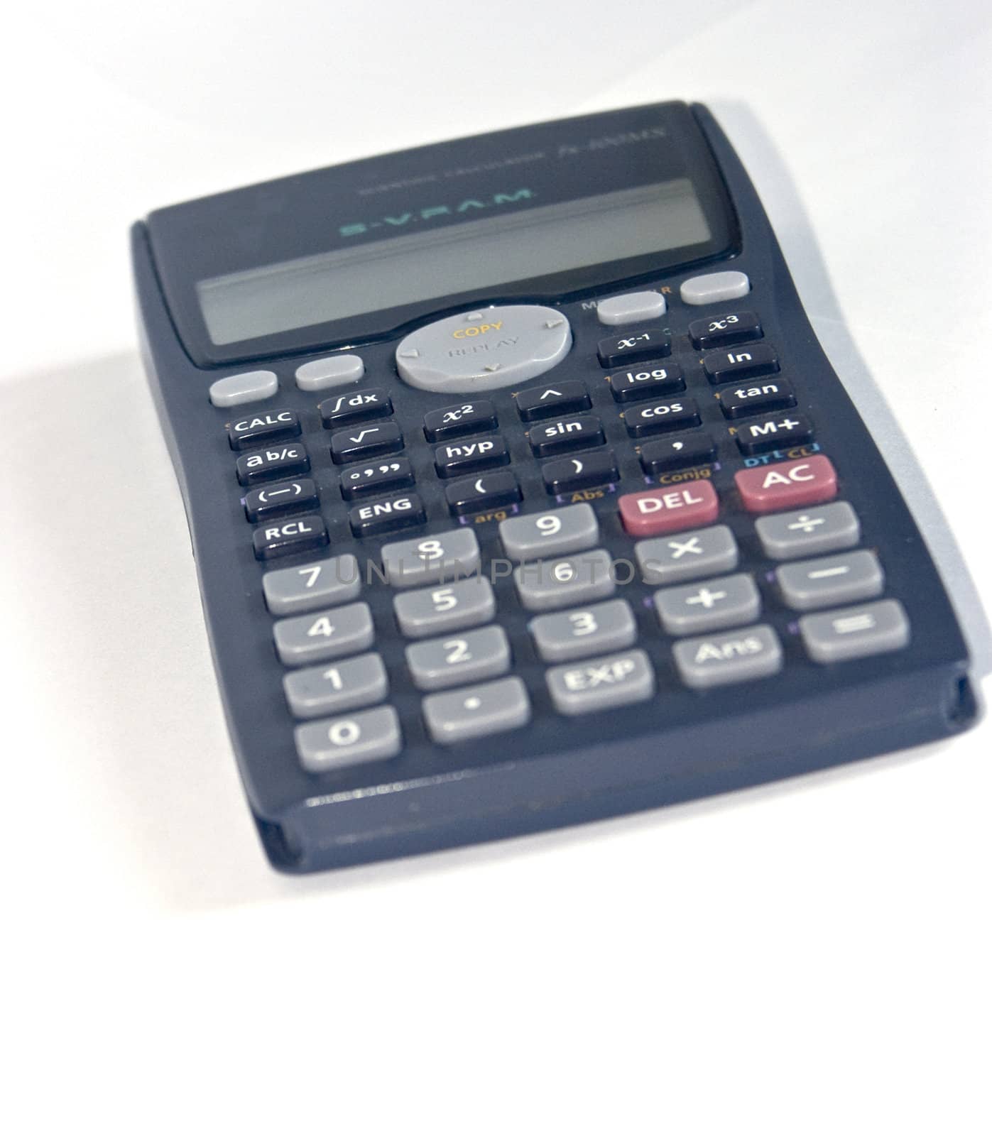 The image of the calculator on a white background