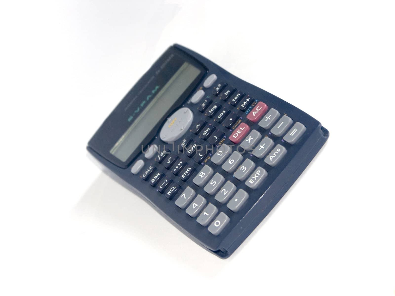 The image of the calculator on a white background