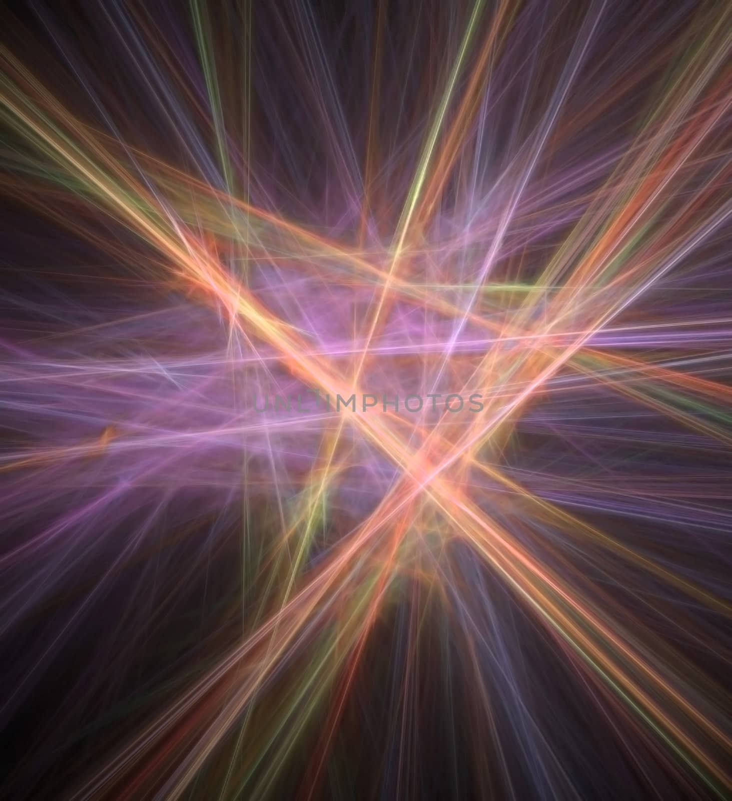 Colorful glowing fractal design - a great abstract background.