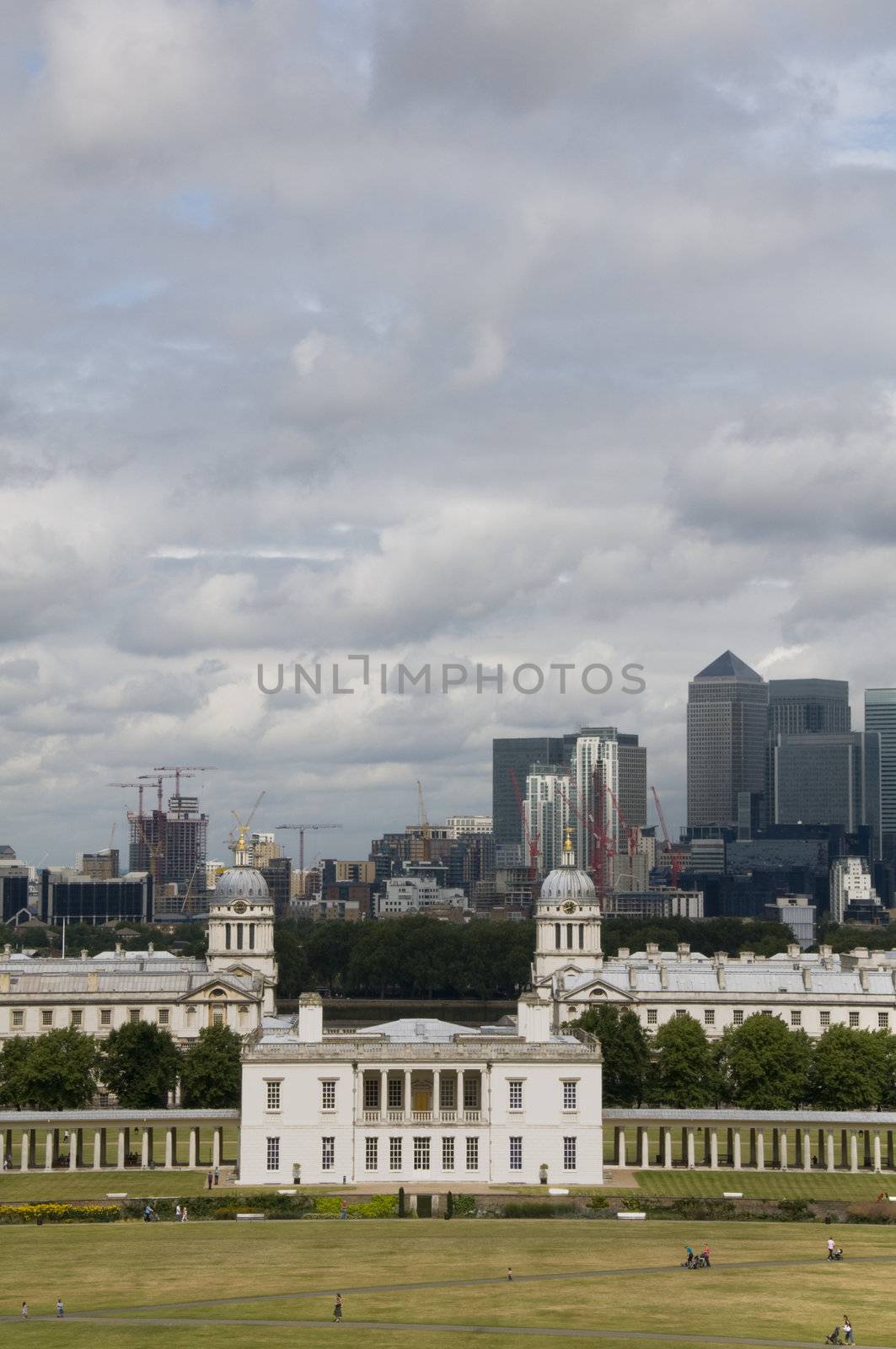 A view of Greenwich park in London