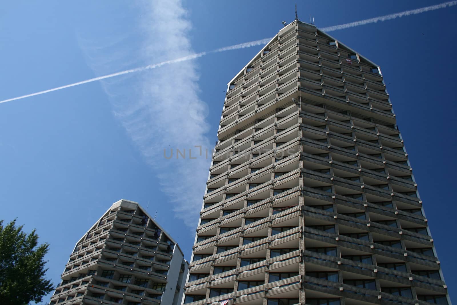 skyscrapers in the city center, Wroclaw, Poland by miczu