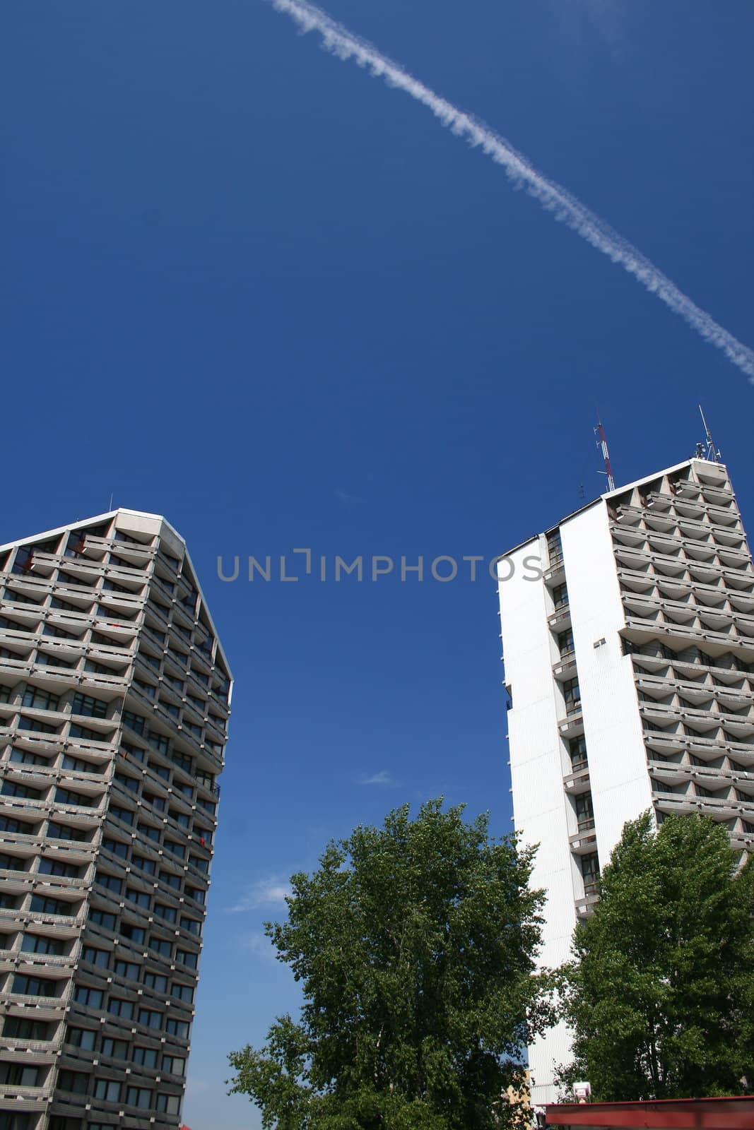 skyscrapers in the city center, Wroclaw, Poland by miczu