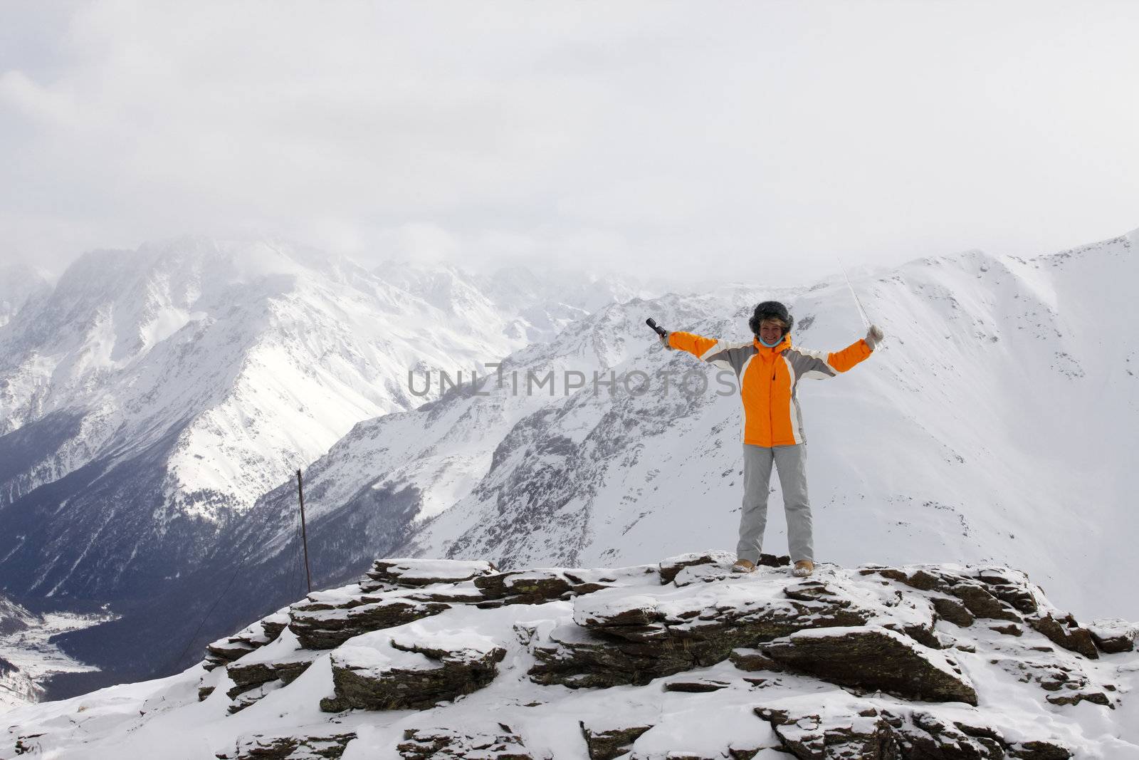 Woman with an icicle by friday