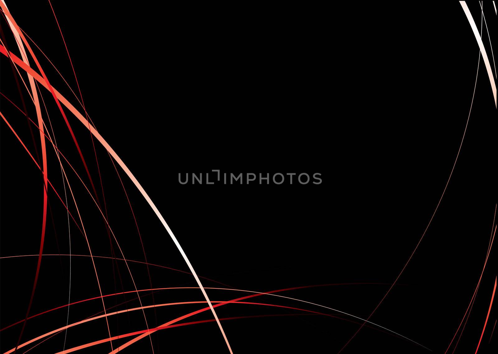 flowing red and black background image with copyspace