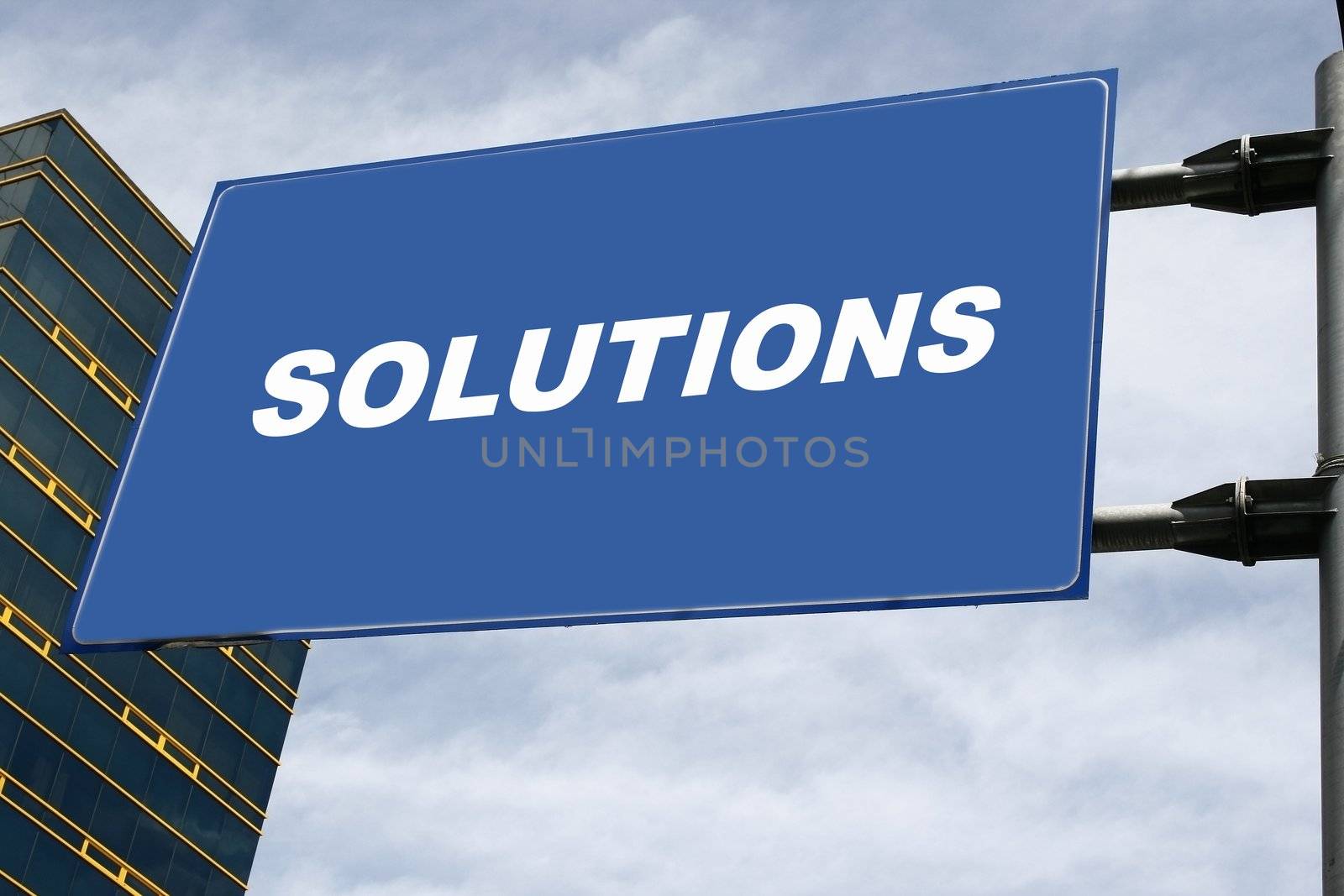 Solutions Signboard Concept by sacatani