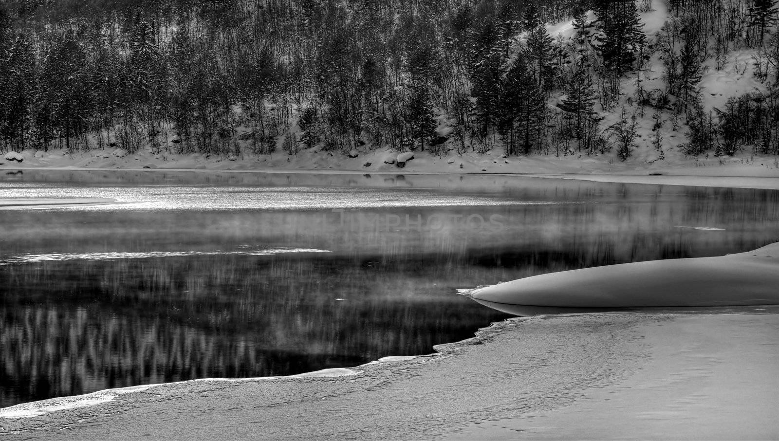 Winter landscape in the Norwegian mountains