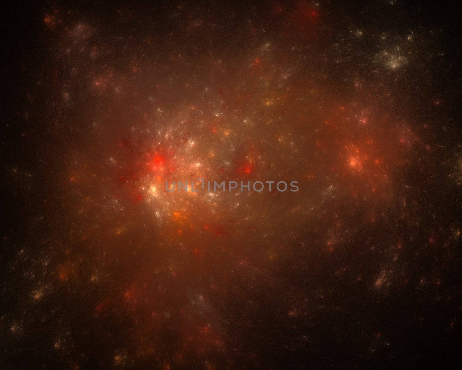 Abstract illustration of cosmos stars on a background of black