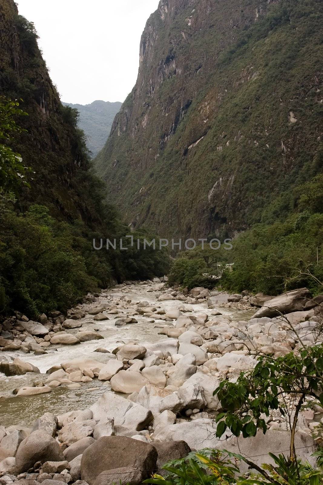 The Urubamba River (Rio Urumamba) is a river in Peru.