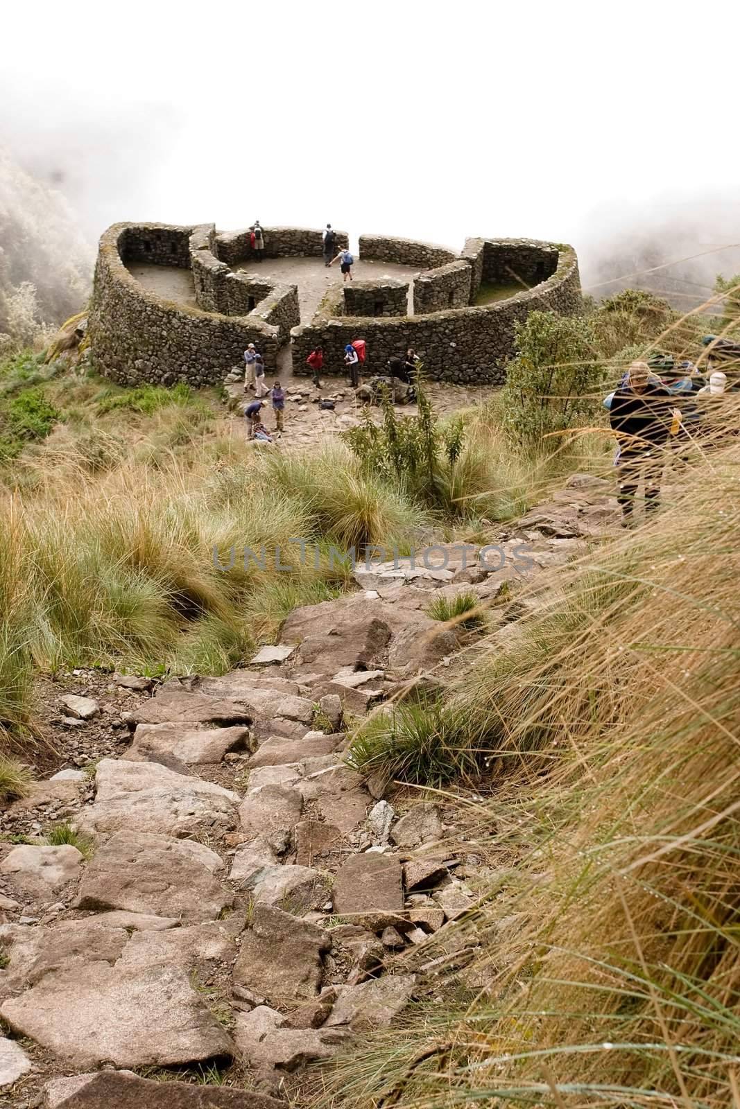 most popular of the Inca trails for trekking is the Capaq �an trail, which leads from the village of Ollantaytambo to Machu Picchu