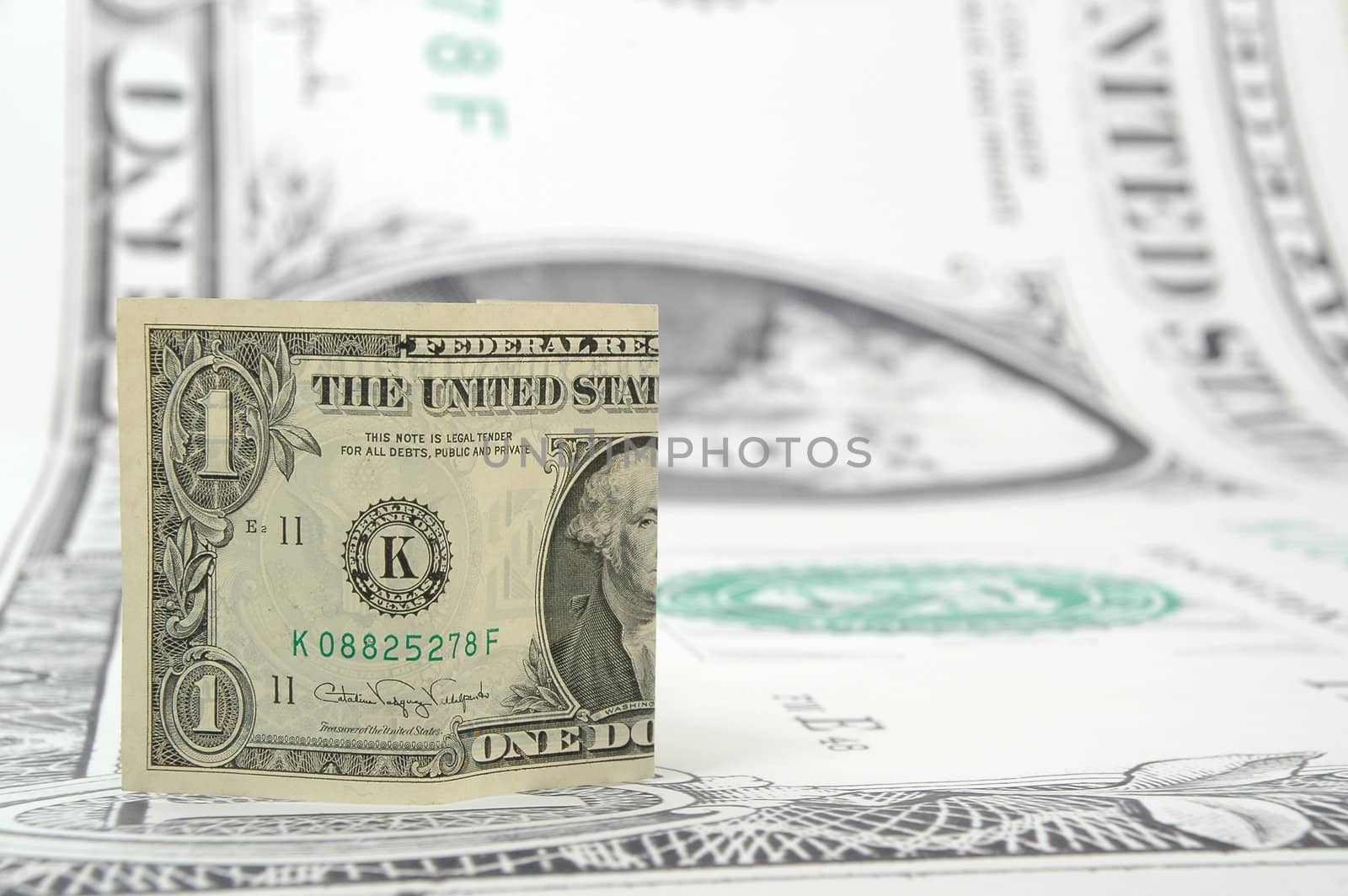 One dollar bill by cfoto