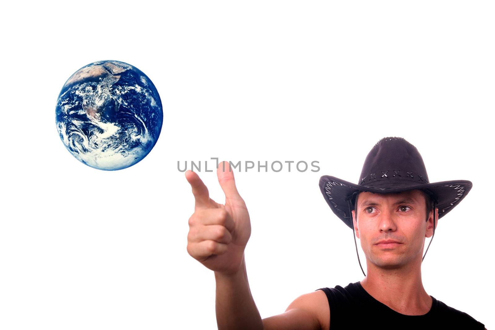 cowboy shooting earth