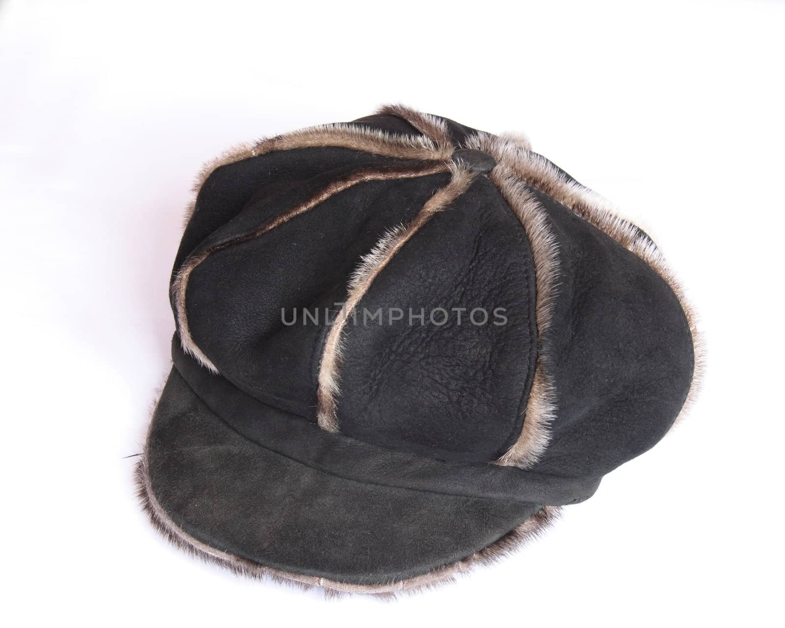 Black hat on white isolated