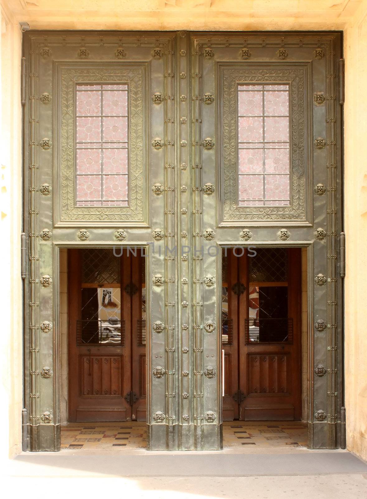 Cathedral main entrance door, Zagreb