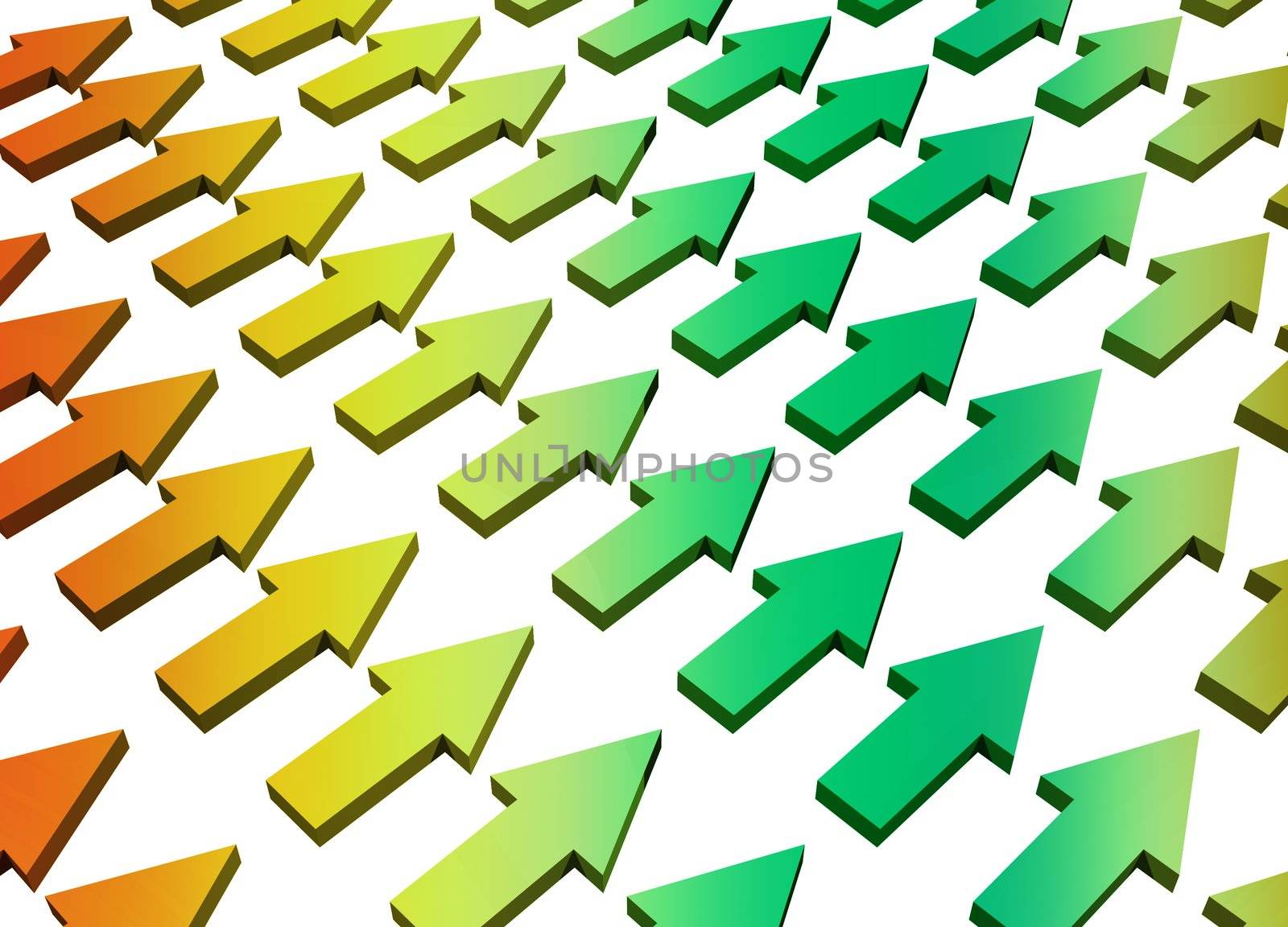 Gradient Abstract Growth and Progress Background Concept Wallpaper