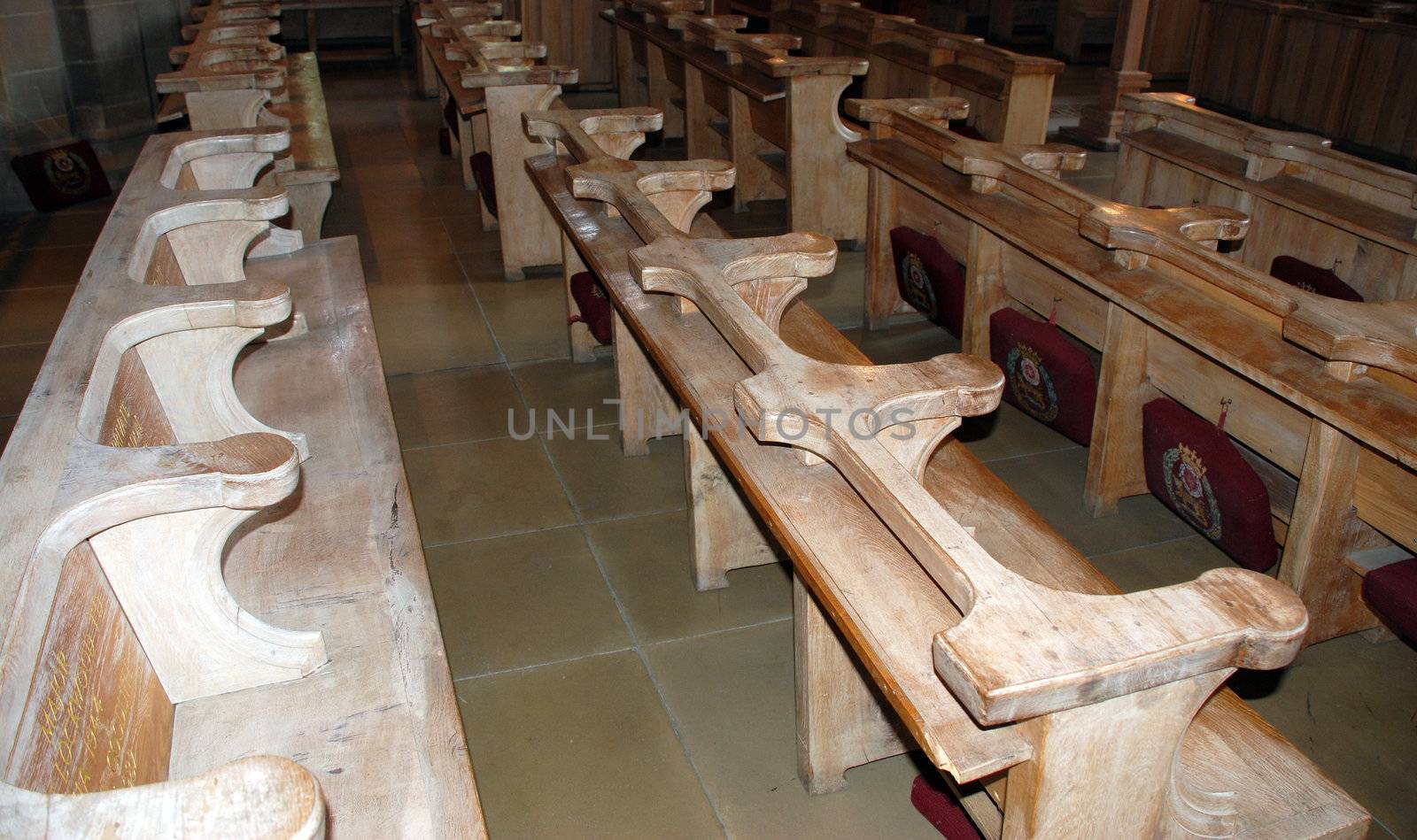 Wooden Church Pews by pwillitts