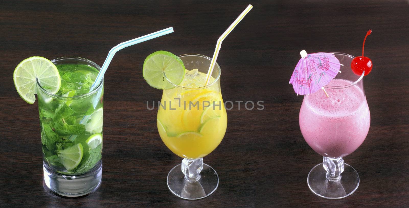 Three fresh cocktails by AlexKhrom