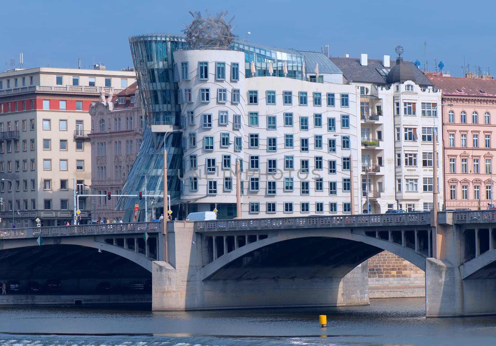 Photo of Prague. View on dancing house.