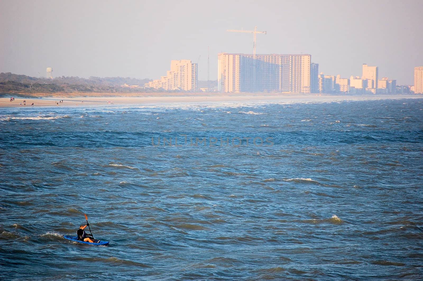 Kayaking Beachscape by RefocusPhoto